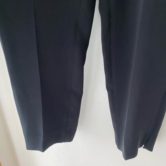 J. Crew Black Elastic Back Trousers Size 4 - Picture 4 of 7